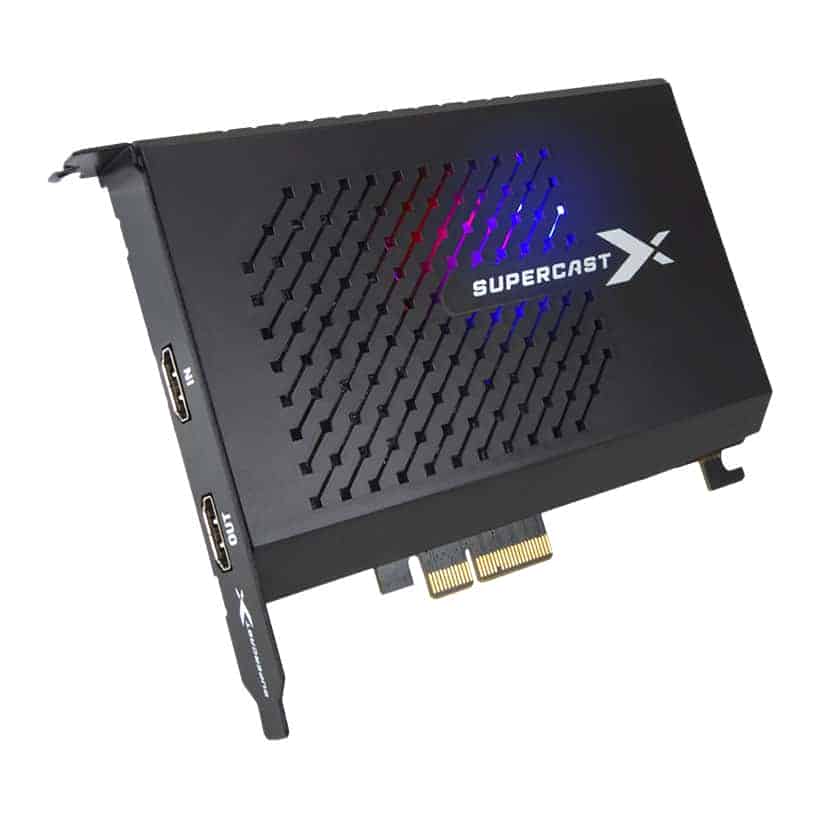Supercast X LiVE4K UHD 4K@60 HDR Internal PCIe Caprure Card HDMI2.0